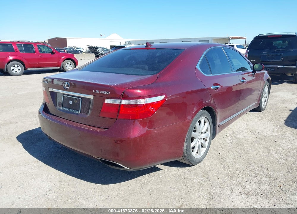 2007 LEXUS LS 460 VIN: JTHBL46F775045273