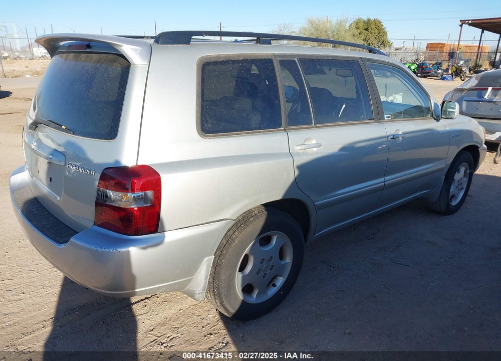 2005 TOYOTA HIGHLANDER VIN: JTEDP21A350050152