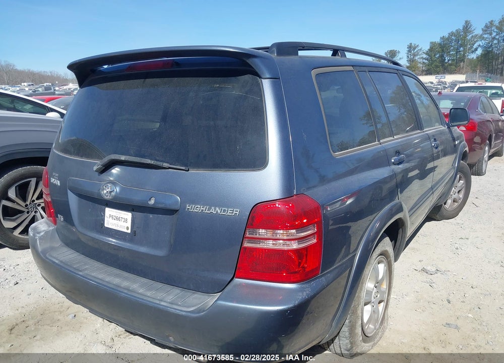 2002 TOYOTA HIGHLANDER LIMITED V6 VIN: JTEGF21A520035342