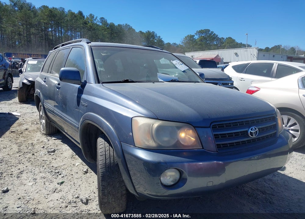 2002 TOYOTA HIGHLANDER LIMITED V6 VIN: JTEGF21A520035342