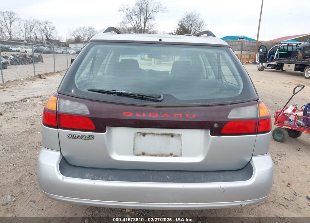 2004 SUBARU OUTBACK VIN: 4S3BH675747645506