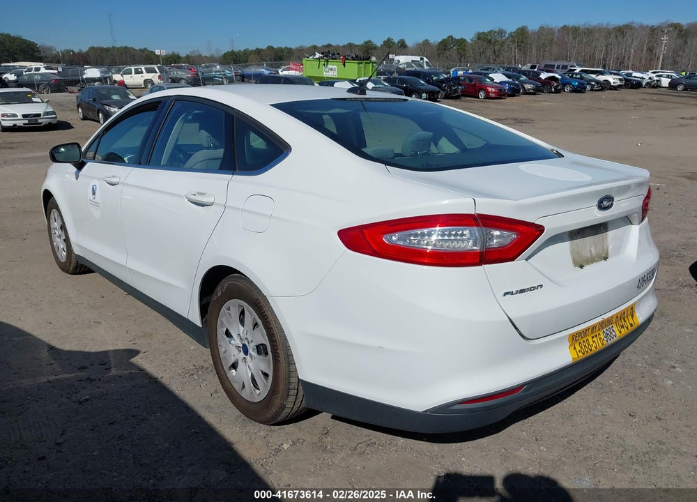 2013 FORD FUSION VIN: 3FA6P0G73DR127958