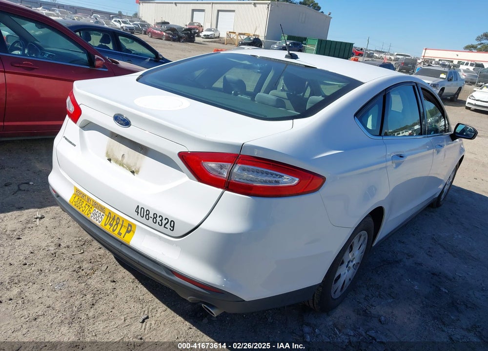 2013 FORD FUSION VIN: 3FA6P0G73DR127958