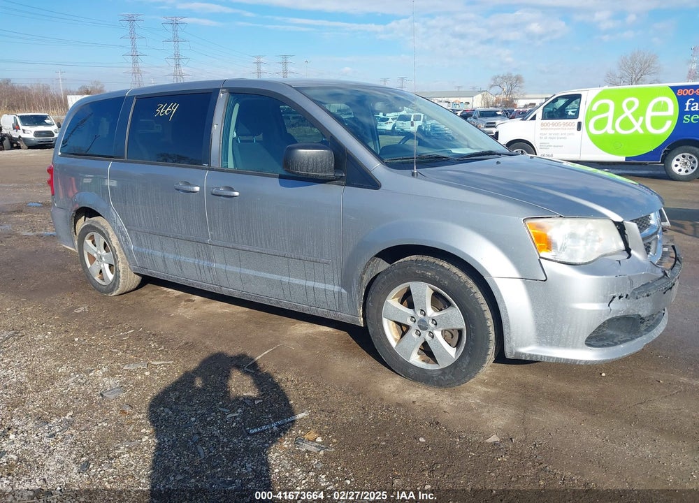 2013 DODGE GRAND CARAVAN SE VIN: 2C4RDGBG6DR660313