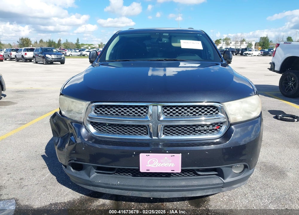 2012 DODGE DURANGO CREW VIN: 1C4RDHDG8CC275538