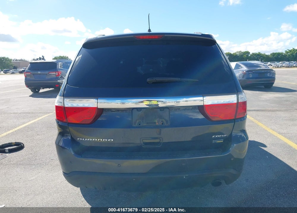 2012 DODGE DURANGO CREW VIN: 1C4RDHDG8CC275538