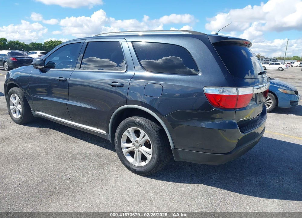 2012 DODGE DURANGO CREW VIN: 1C4RDHDG8CC275538