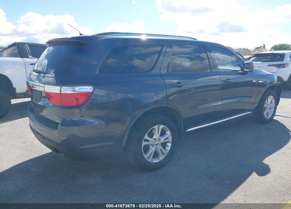 2012 DODGE DURANGO CREW VIN: 1C4RDHDG8CC275538