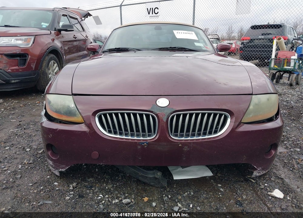 2004 BMW Z4 2.5I VIN: 4USBT33544LS50607