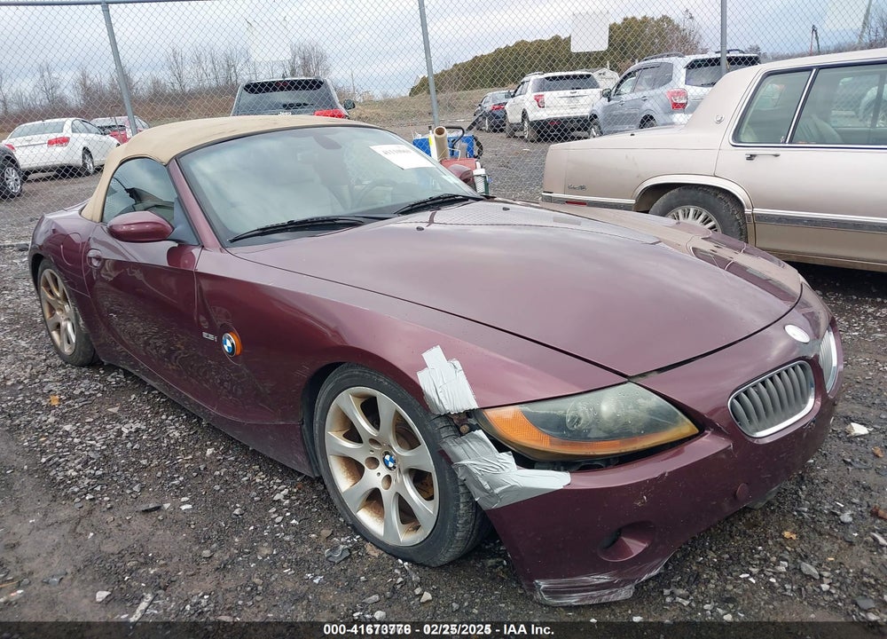 2004 BMW Z4 2.5I VIN: 4USBT33544LS50607