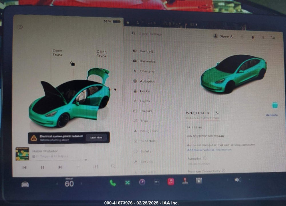 2023 TESLA MODEL 3 VIN: 5YJ3E1EC5PF713446