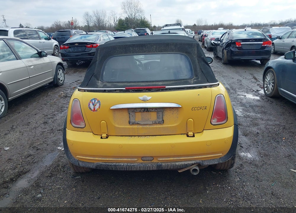 2007 MINI COOPER VIN: WMWRF33507TG16661