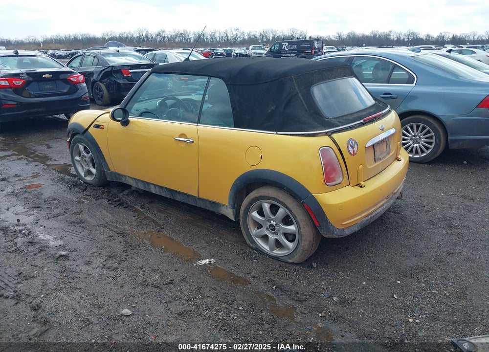 2007 MINI COOPER VIN: WMWRF33507TG16661