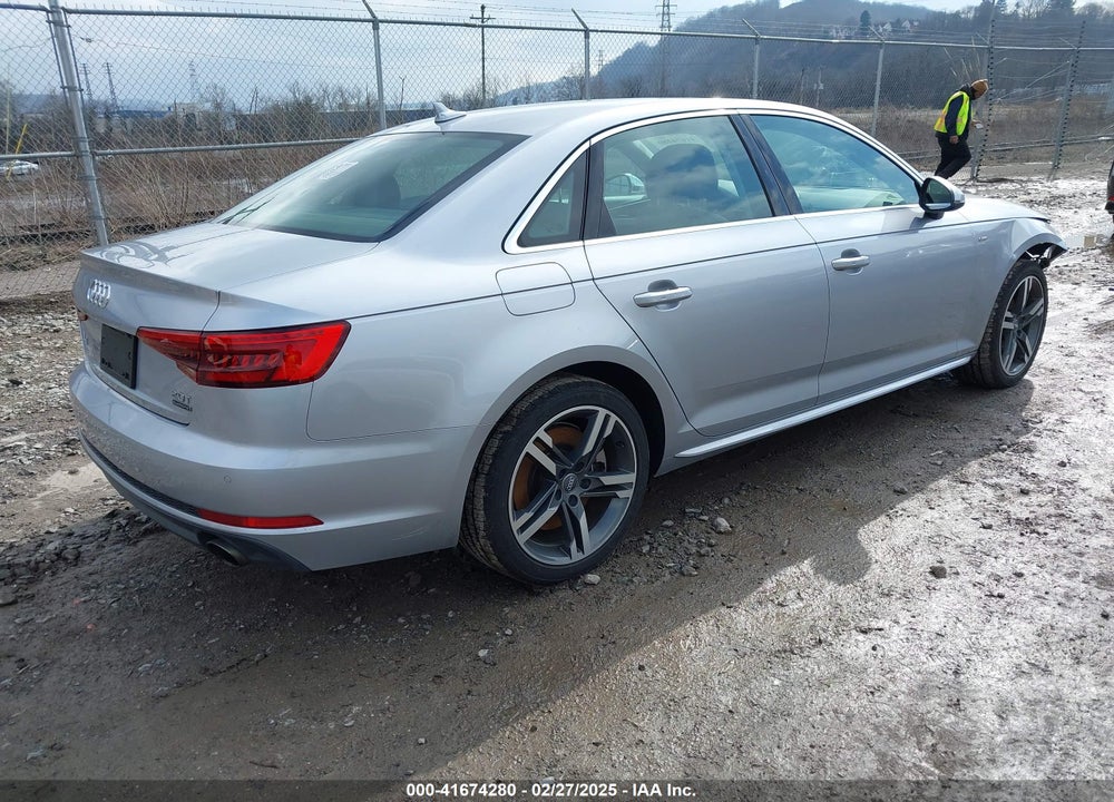 2017 AUDI A4 VIN: WAUENAF46HN014293
