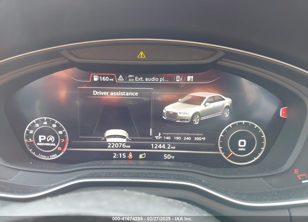 2017 AUDI A4 VIN: WAUENAF46HN014293