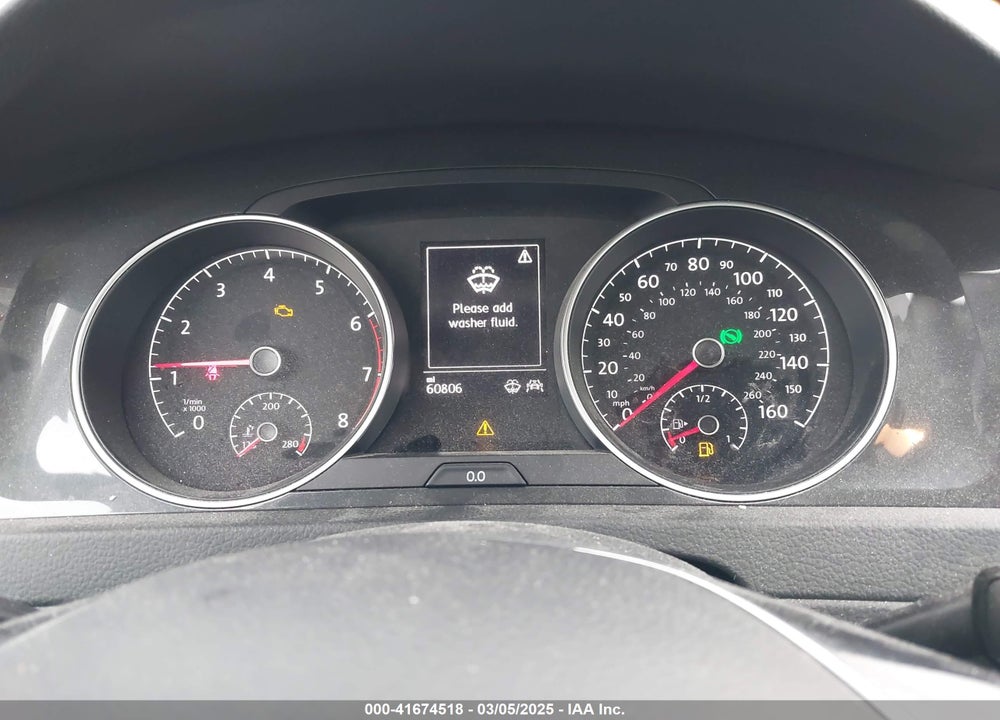 2019 VOLKSWAGEN GOLF SPORTWAGEN VIN: 3VWY57AU2KM516226