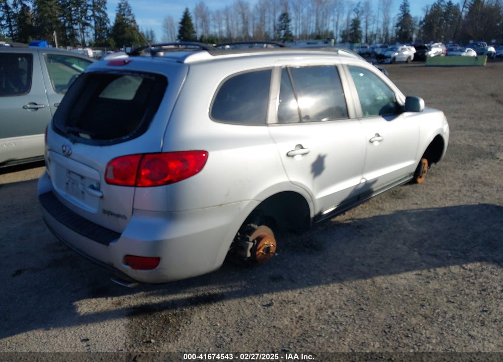 2007 HYUNDAI SANTA FE GLS VIN: 5NMSG13D17H068360