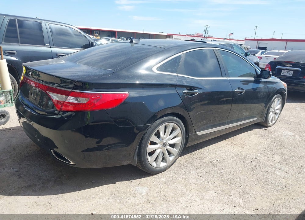 2013 HYUNDAI AZERA VIN: KMHFH4JG4DA276621