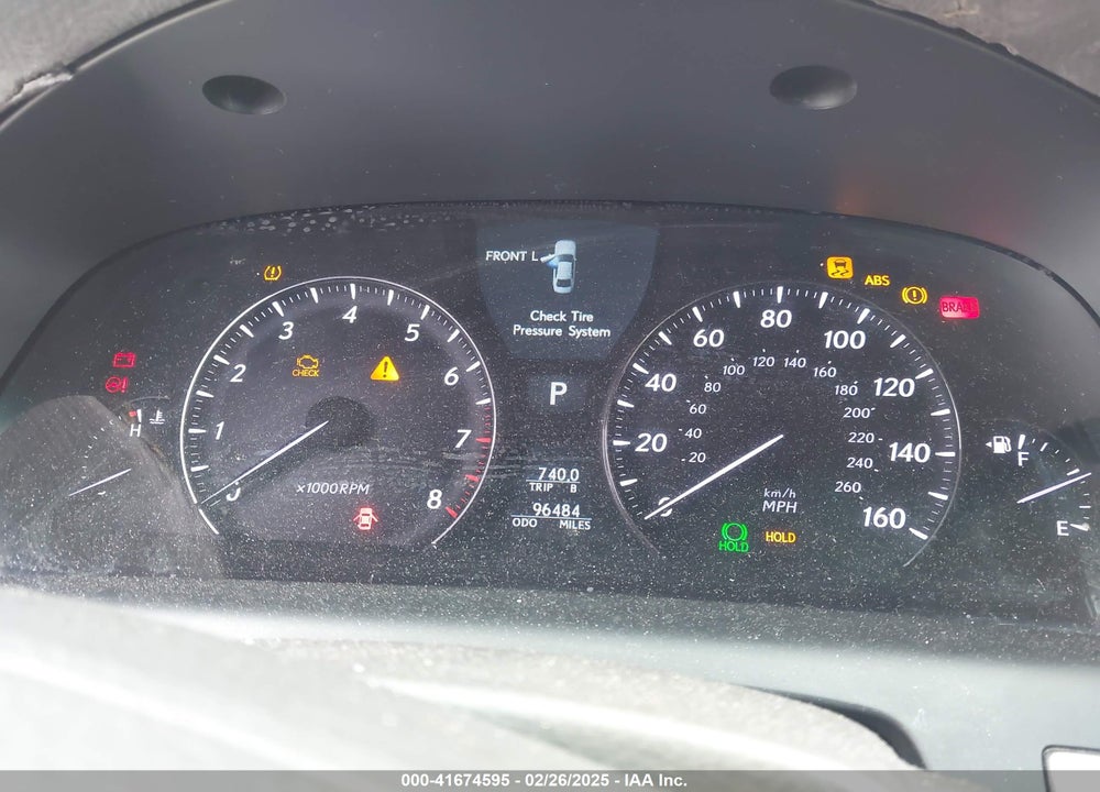 2007 LEXUS LS VIN: JTHGL46F375004001