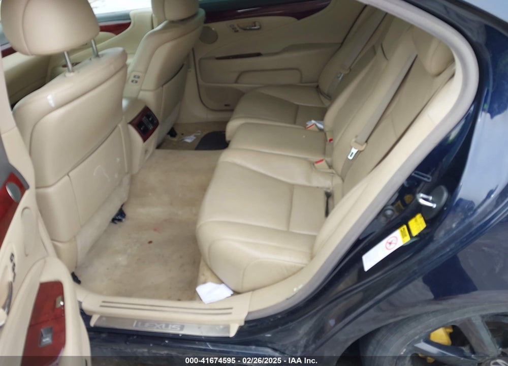 2007 LEXUS LS VIN: JTHGL46F375004001