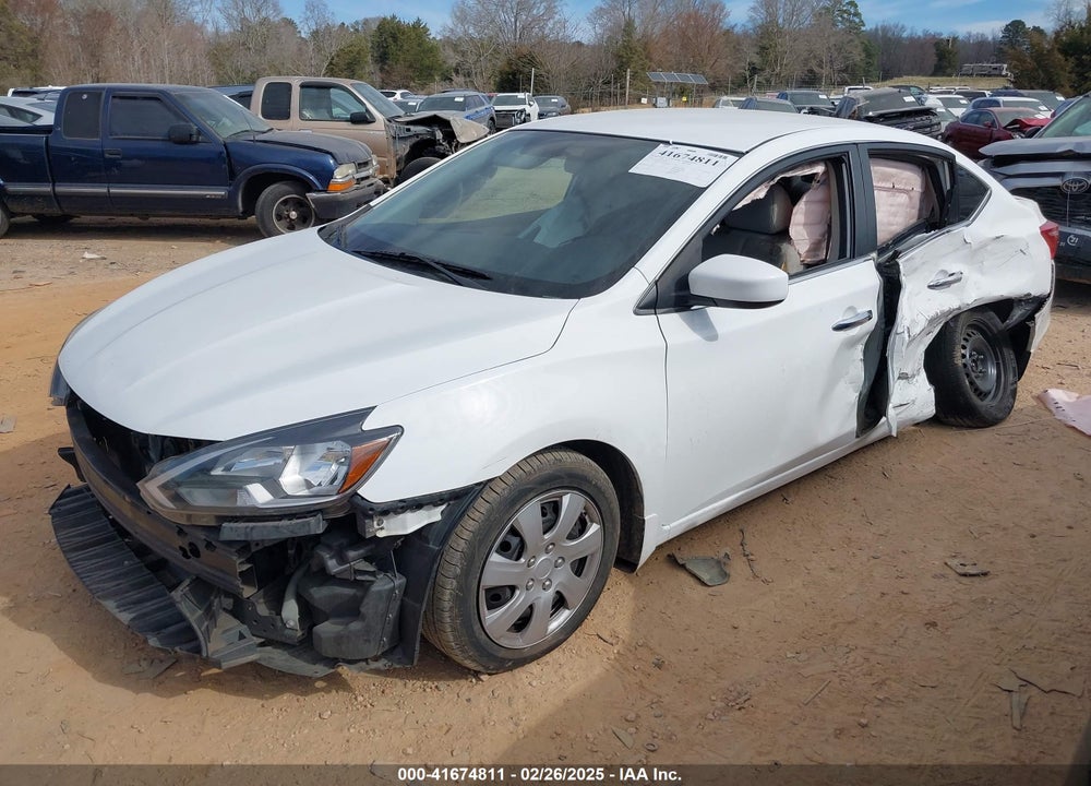 2016 NISSAN SENTRA S VIN: 3N1AB7AP4GY244644