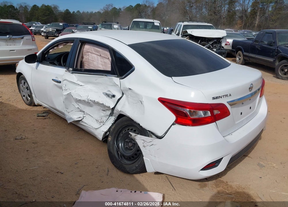 2016 NISSAN SENTRA S VIN: 3N1AB7AP4GY244644