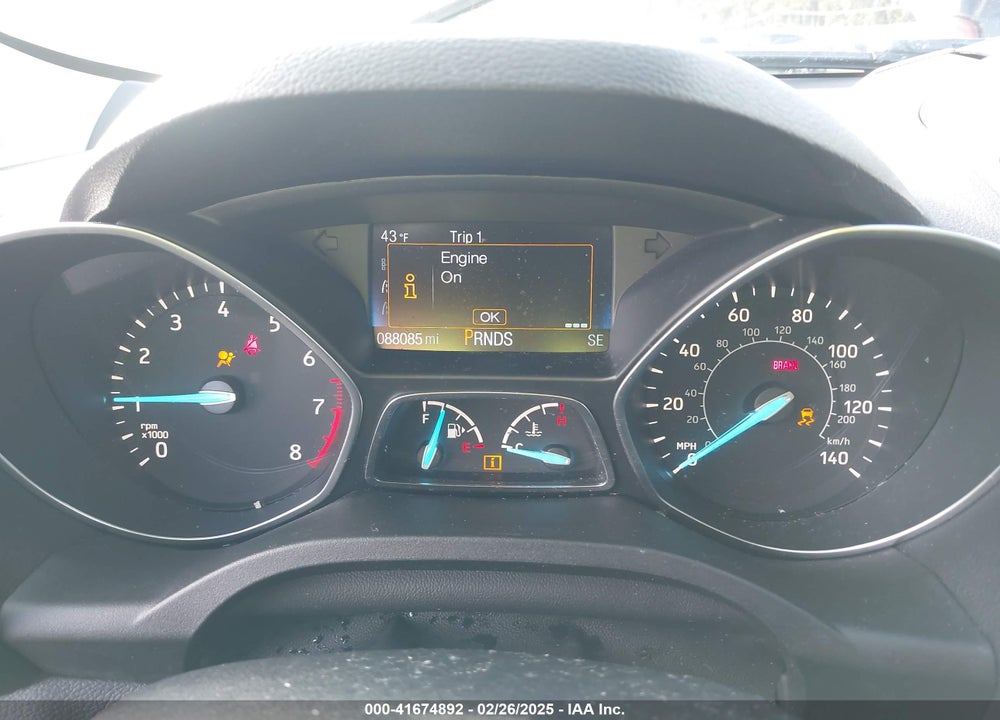 2017 FORD ESCAPE VIN: 1FMCU9J98HUE25064