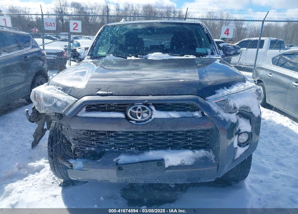 2018 TOYOTA 4RUNNER VIN: JTEBU5JR6J5536801