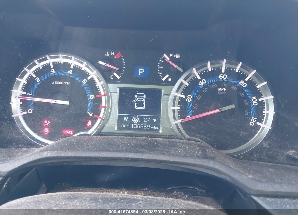 2018 TOYOTA 4RUNNER VIN: JTEBU5JR6J5536801