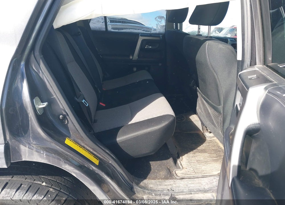2018 TOYOTA 4RUNNER VIN: JTEBU5JR6J5536801