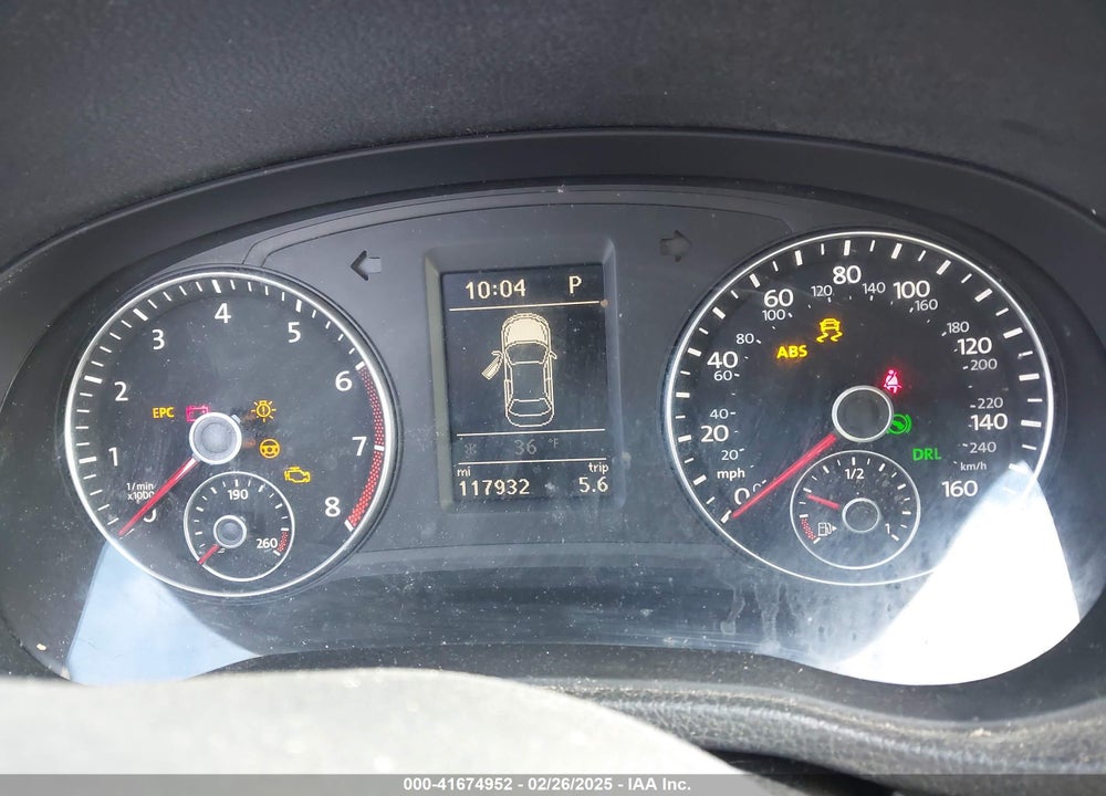 2014 VOLKSWAGEN PASSAT VIN: 1VWBT7A34EC058651