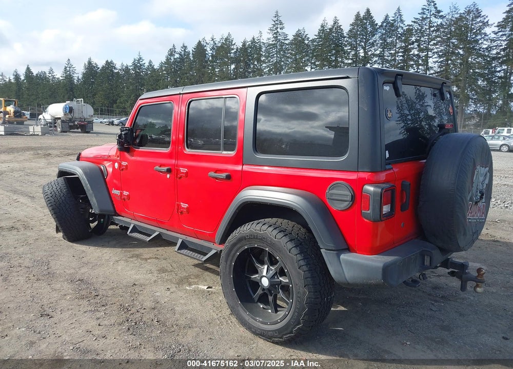 2019 JEEP WRANGLER UNLIMITED VIN: 1C4HJXDN4KW637889