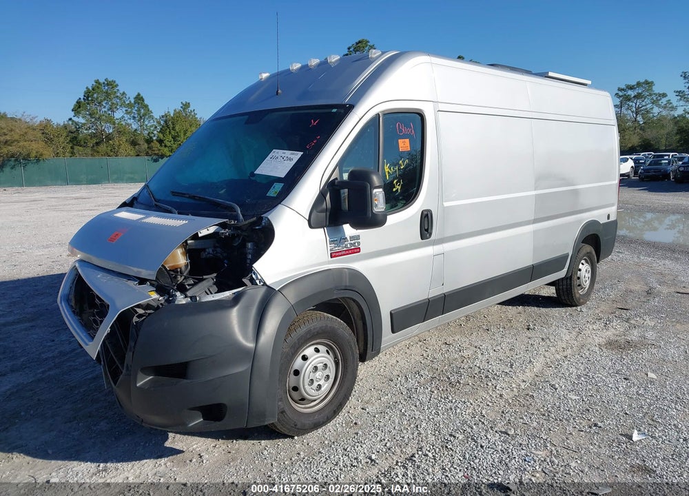 2020 RAM PROMASTER 2500 HIGH ROOF 159 WB VIN: 3C6TRVDG4LE135993