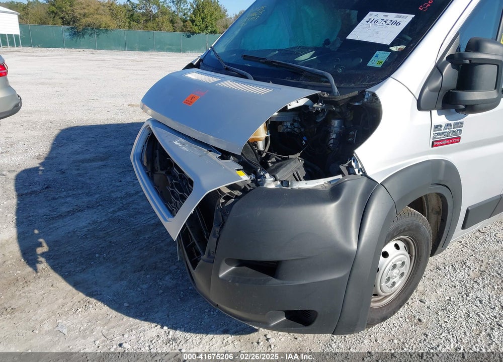 2020 RAM PROMASTER 2500 HIGH ROOF 159 WB VIN: 3C6TRVDG4LE135993
