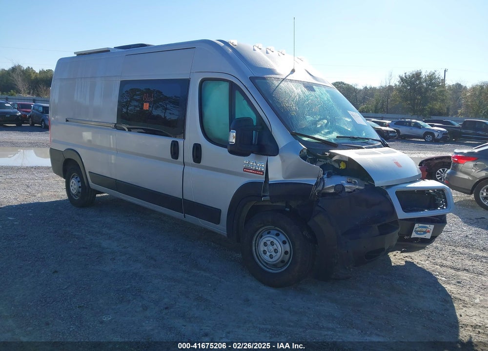 2020 RAM PROMASTER 2500 HIGH ROOF 159 WB VIN: 3C6TRVDG4LE135993