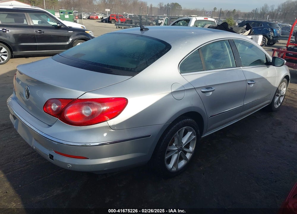 2009 VOLKSWAGEN CC LUXURY VIN: WVWHL73CX9E556468