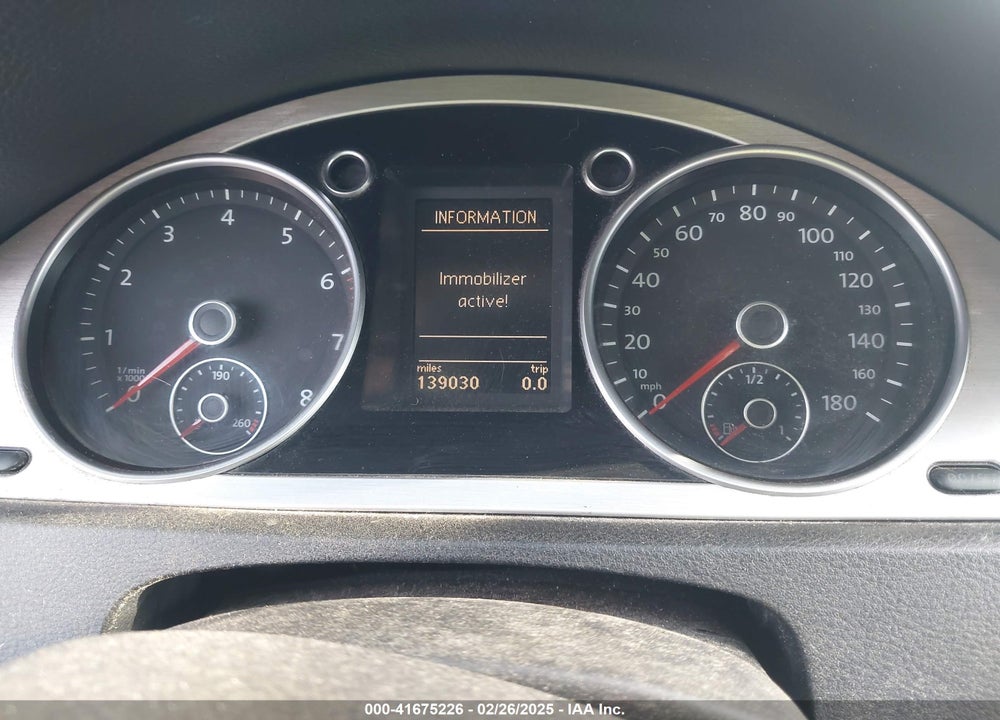 2009 VOLKSWAGEN CC LUXURY VIN: WVWHL73CX9E556468