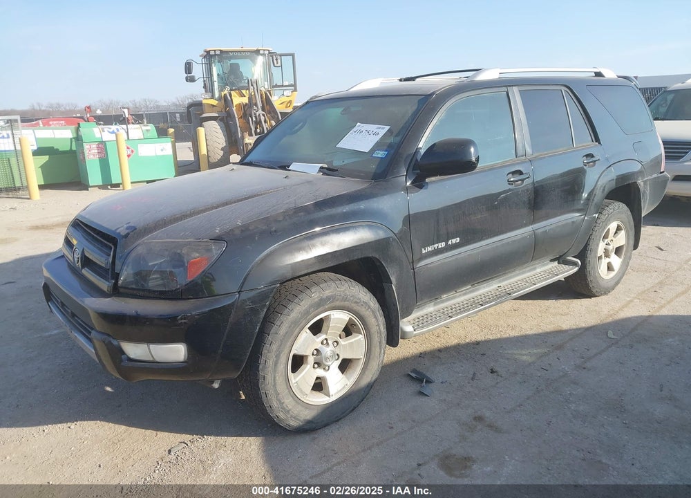 2003 TOYOTA 4RUNNER LIMITED V6 VIN: JTEBU17R130008650