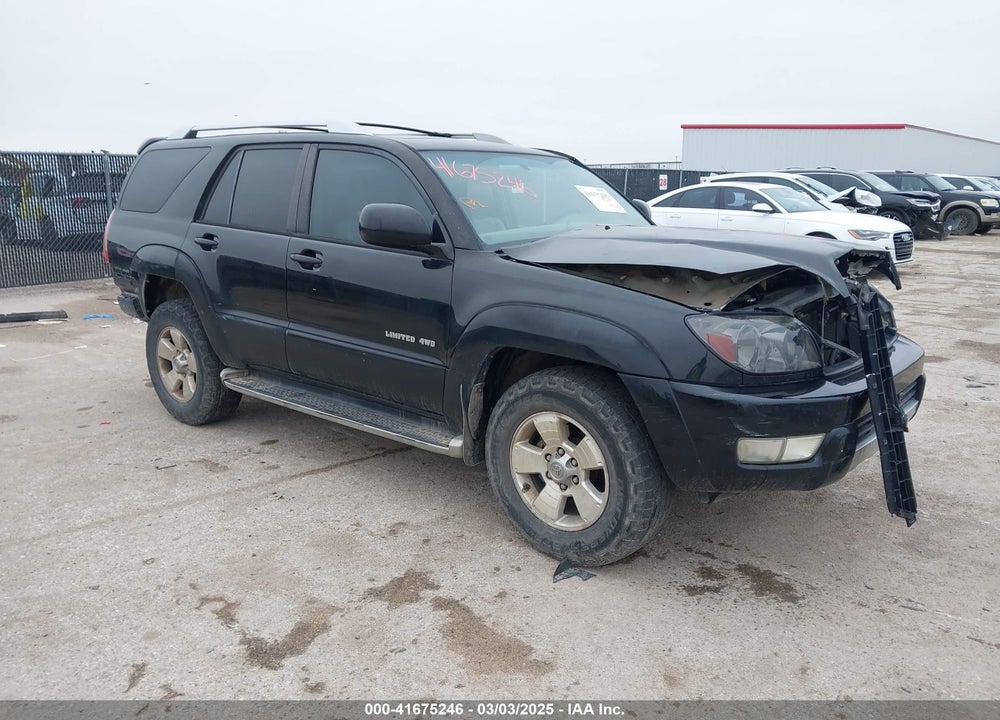 2003 TOYOTA 4RUNNER LIMITED V6 VIN: JTEBU17R130008650