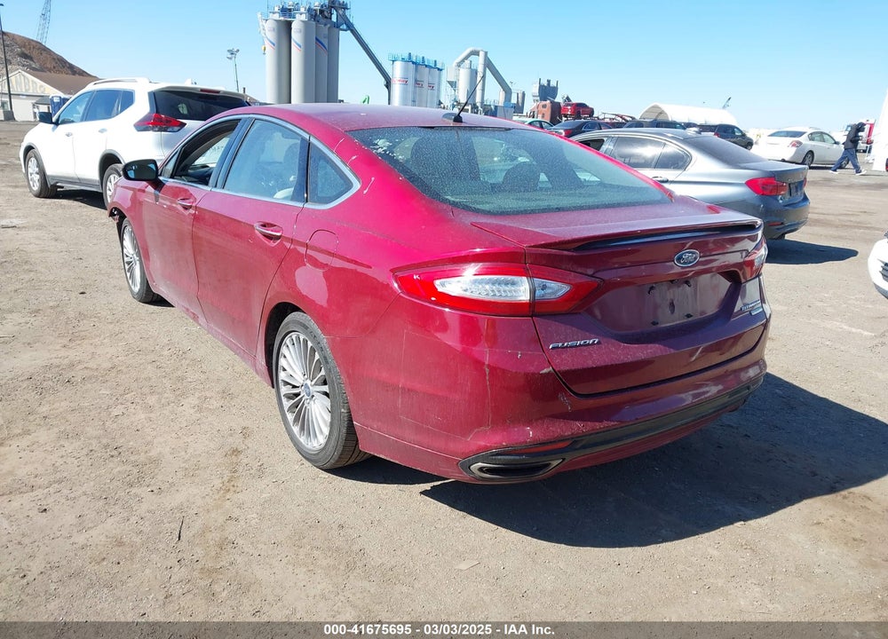 2016 FORD FUSION TITANIUM VIN: 3FA6P0K92GR391329