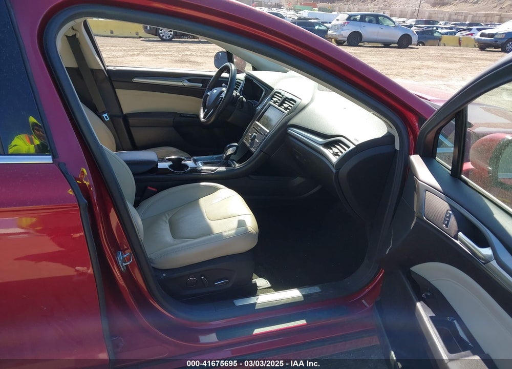 2016 FORD FUSION TITANIUM VIN: 3FA6P0K92GR391329