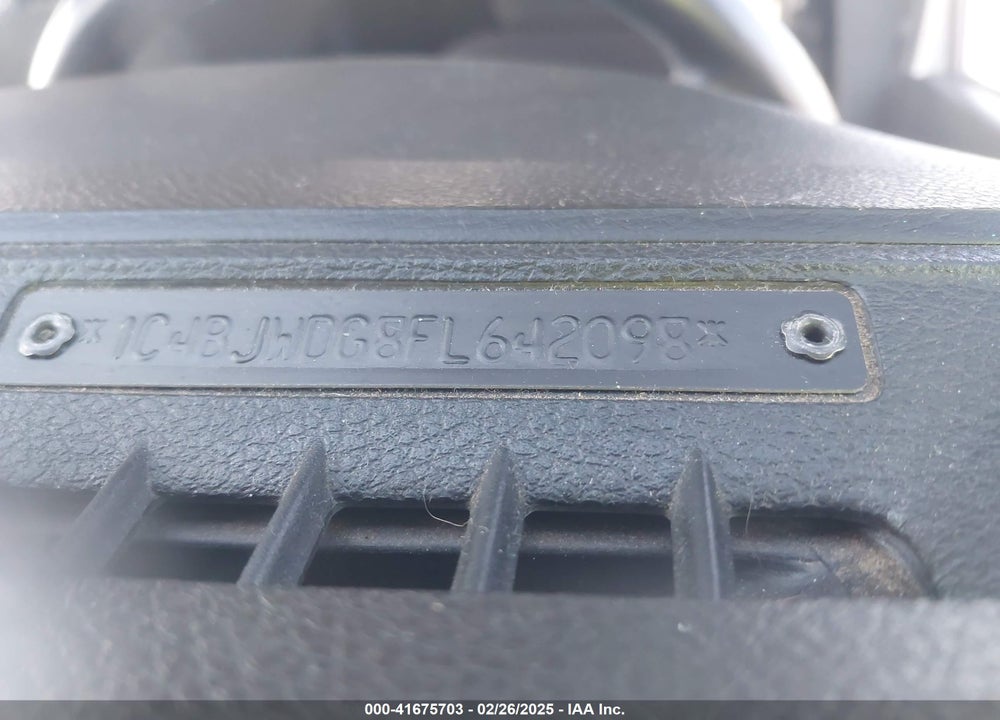 2015 JEEP WRANGLER UNLIMITED SPORT VIN: 1C4BJWDG8FL642098