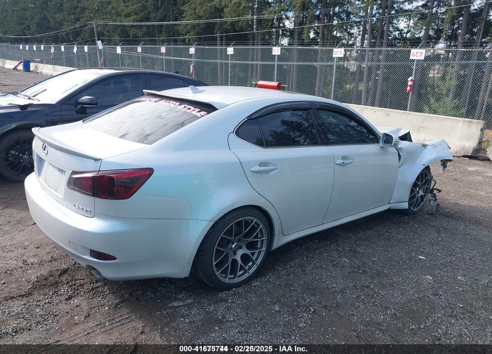 2009 LEXUS IS 250 VIN: JTHBK262492086307