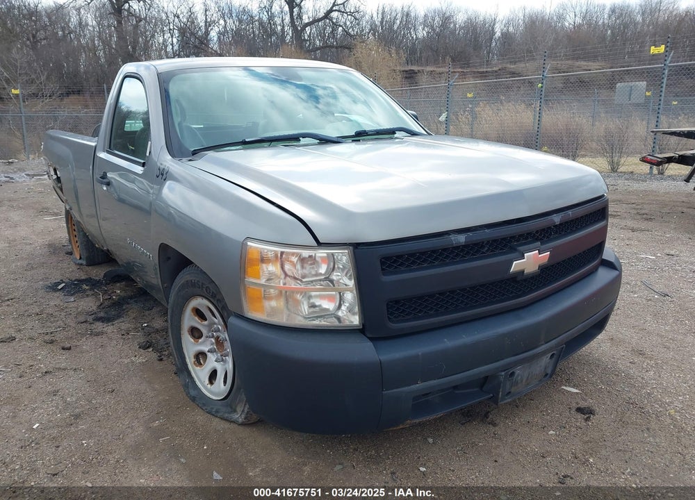 2007 CHEVROLET SILVERADO 1500 WORK TRUCK VIN: 1GCEC14CX7Z567426