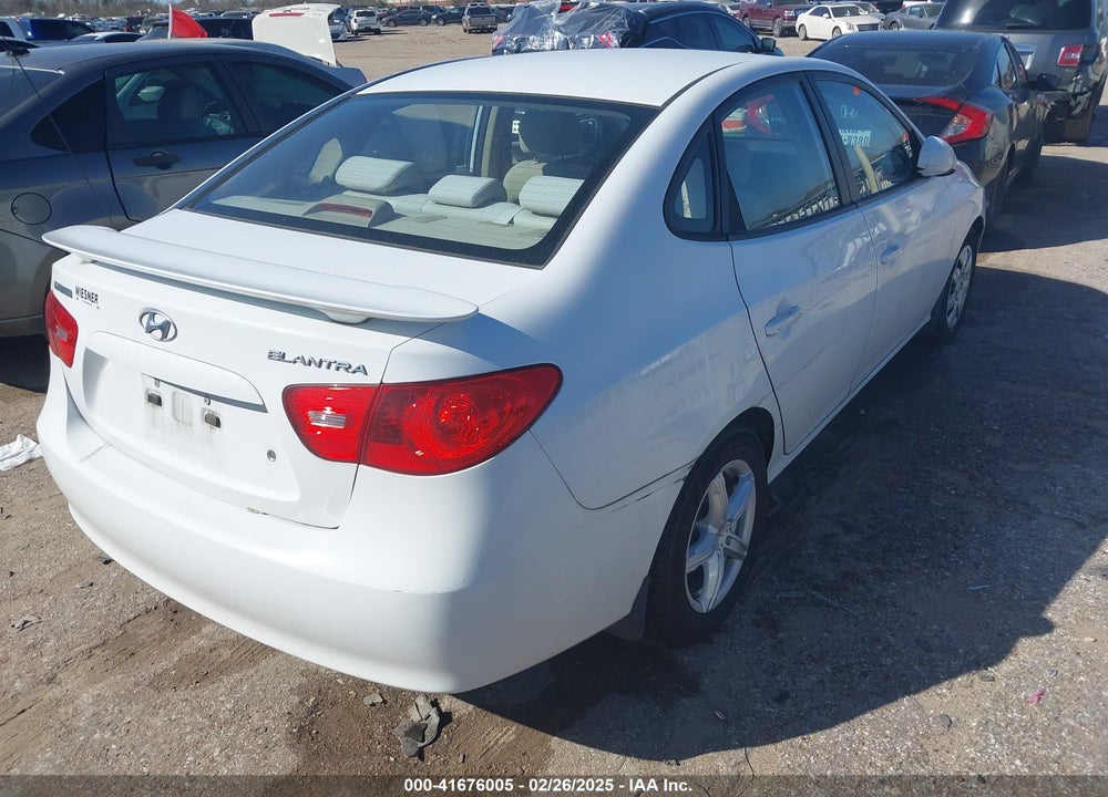 2007 HYUNDAI ELANTRA VIN: KMHDU46D17U047821