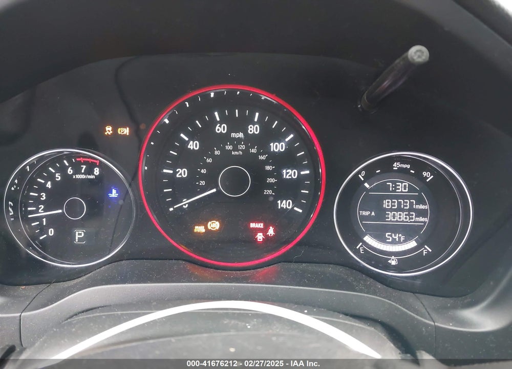 2016 HONDA HR-V VIN: 3CZRU5H53GM709872