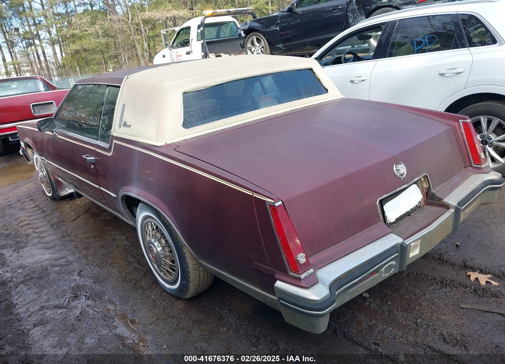 1982 CADILLAC ELDORADO VIN: 1G6AL578XCE604086