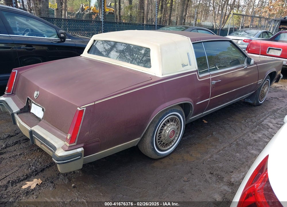 1982 CADILLAC ELDORADO VIN: 1G6AL578XCE604086