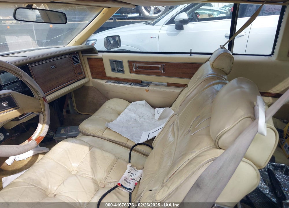 1982 CADILLAC ELDORADO VIN: 1G6AL578XCE604086