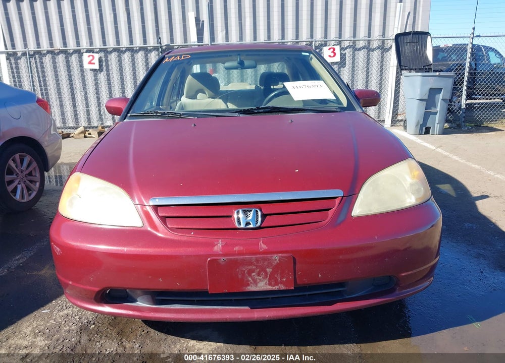 2003 HONDA CIVIC VIN: 2HGES26793H527634
